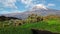 Chimborazo volcano reserve in the andes of Ecuador, ring of fire