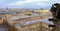 Chimeras gargoyles of the Cathedral of Notre Dame de Paris overlooking Paris,