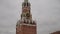 Chimes on the Spassky Tower. Clock - chimes at the Spassky Tower of the Moscow Kremlin on Red Square. Russia.