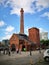 Chimney in Albert dock,old dock in Liverpool.