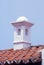 Chimney in antigua Guatemala outdoor roof detail. Smoke output system of homes in Antigua Guatemala.