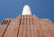 Chimney at Battersea Power Station, renovated interwar building, now a mixed use retail and residential scheme.