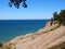 Chimney Bluff pinnacle shoreline on Lake Ontario