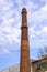 Chimney industrial chimney of red brick