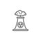 chimney, nuclear, industry icon. Element of earth pollution icon for mobile concept and web apps. Detailed chimney, nuclear,