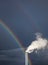 Chimney and rainbow