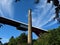 Chimney and red bridge