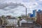 Chimney results in air pollution from the industrial
