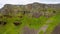 The Chimney Stacks Basalt columns at Giant`s Causeway. Antrim,