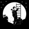Chimney Sweep and moon