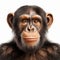 Chimpanzee Portrait In Bob Byerley Style - Minimal Retouching