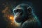 Chimpanzee in space