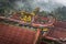 Chin Swee temple Roof with oriental decor at Genting Highlands, Malaysia