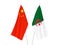 China and Algeria flags