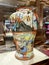 China Art Macao Gu Yue On Glaze Painting Porcelain Ceramic Sculpture Macau Venetian Hotel Contemporary Colorful Flower Vase