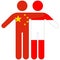 China - Austria / friendship concept