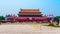 China. Beijing. Forbidden City at Tiananmen Square.