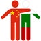 China - Bulgaria / friendship concept