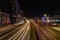 China Changchun viaduct night scene