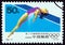 CHINA - CIRCA 1992: A stamp printed in China from the `Olympic Games, Barcelona` issue shows Diving, circa 1992.