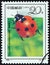 CHINA - CIRCA 1992: A stamp printed in China shows Seven-spotted ladybug Coccinella septempunctata, circa 1992.