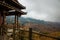 China Dazhai rice terraces in cloudy weather