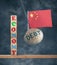 China debt threat concept