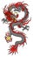 China dragon illustration