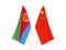 China and Eritrea flags