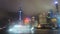 China financial centre skyline at night Time-lapse photography