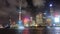 China financial centre skyline at night video Time lapse photography