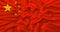 China flag and abstract background .