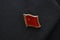 China flag lapel pin on a suit