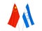 China and Honduras flags