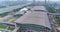 China Import and Export Fair view from the top, the general plan. Flight over the Pazhou Exhibition Complex