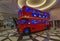 China Macao Macau Londoner Hotel UK Palace Theatre Stage British Red London Bus Double Decker Royal Coach United Kingdom Stylish