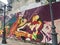 China Macau Street Signage Wall Mural Alley Drunken Dragon Dance Painting Drawing Craftsman Sketch Heritage Macao Outdoor Arts