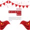 China National Day Vector Template Design Illustration