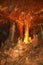 China\'s guangxi guilin for county admiralty heights for rock --Strange stalactites pillars