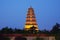 China shaanxi xi \'an wild goose pagoda, music fountain