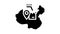 china shipment tracking glyph icon animation