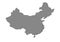 China State Map Vector silhouette