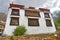 China,Tibet, Lhasa. The ancient monastery Pabongka in June, 7th century buildings