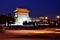 China xi \'an ancient city wall at night