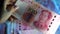 China yuan banknotes. Chinese money