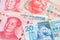 China Yuan Renminbi and Hong Kong Dollar. RMB HKD
