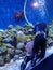 China Zhuhai Hengqin Chimelong Ocean Kingdom Tropical Fish Tank Live Coral Reef Sea World Aquarium Marine Life Diver Underwater