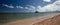 Chinamans Hat {Mokolii Island] as seen from Kualoa Regional Park on the North Shore of Oahu Hawaii USA