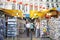 CHINATOWN, SINGAPORE - OCTOBER 12, 2015: Chinatown is place famous for shopping cheap souvenirs and bargains in Singapore on