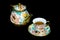 Chinaware tea pod and small drinking bowls